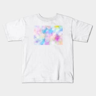 Watercolour Abstract Cloud Pattern Kids T-Shirt